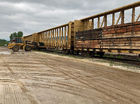 ATI Material Handling Barge Unloading Bulk